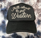 Shits About To Get Western Trucker Hat | Western Cap | Rodeo