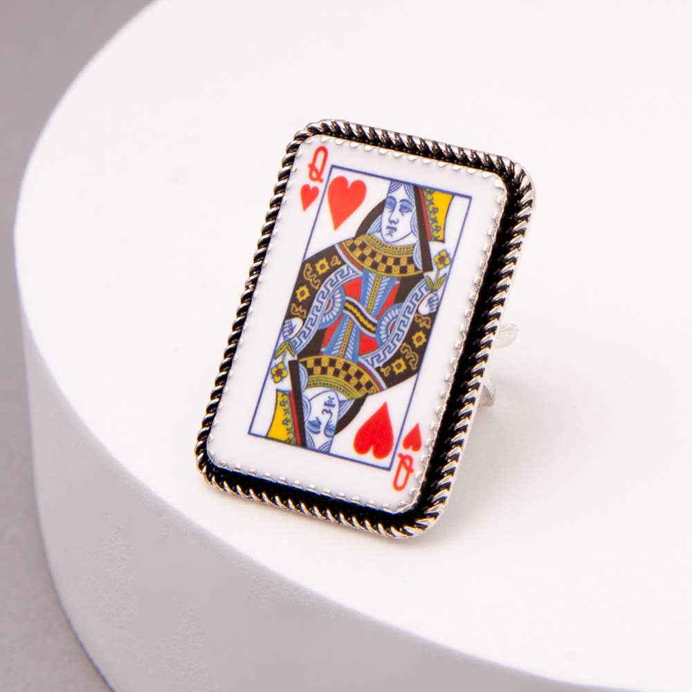 Western Queen Of Hearts Ring