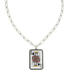 Western King of Spades Pendant Necklace
