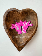 Western hairon Cowhide Cowhead Earrings