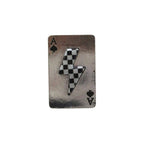 WESTERN ACE CARD LIGHTNING RING