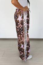 BROWN STAR HORSESHOE PANTS