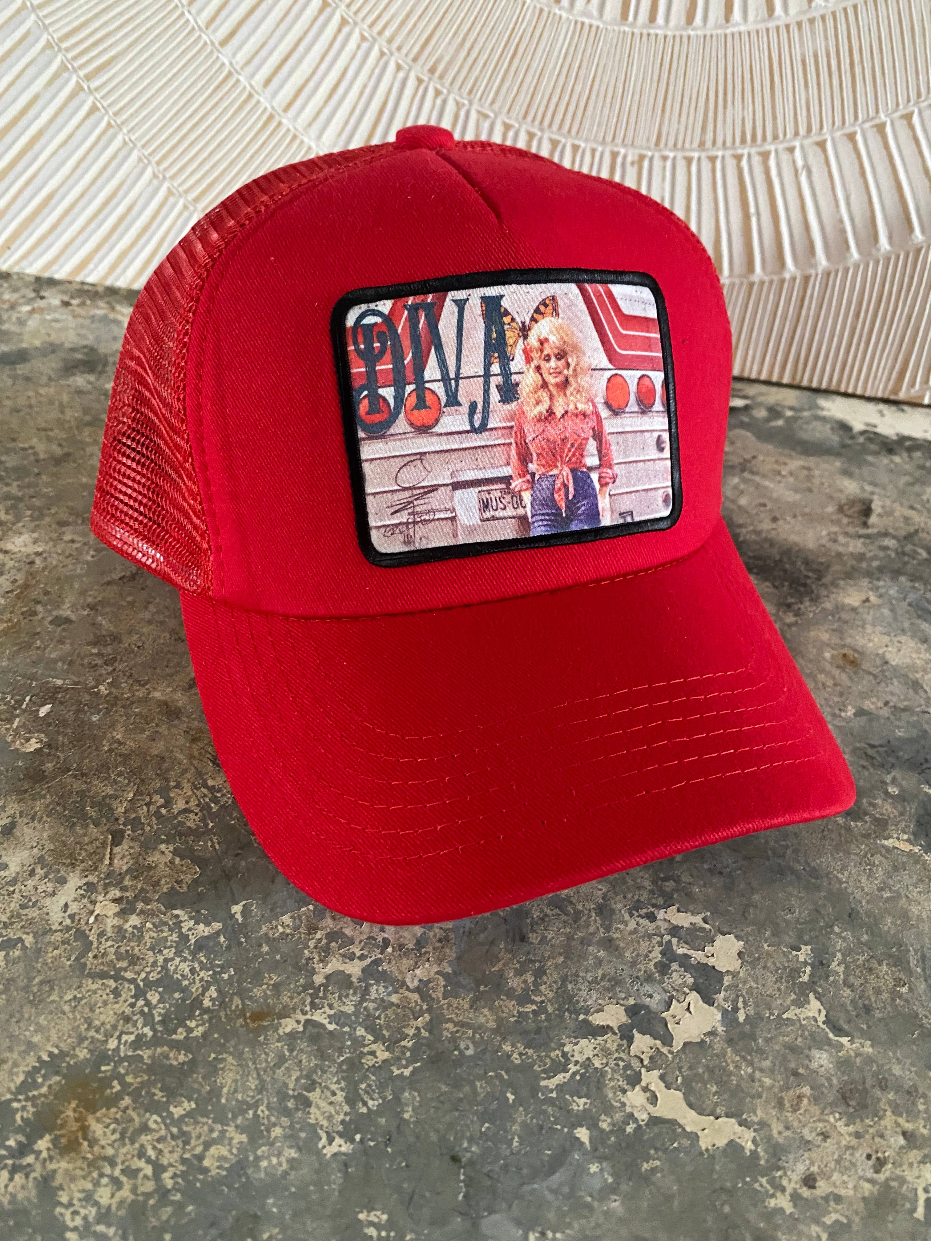 Diva Dolly Hat (Red)