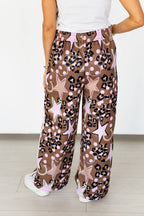 BROWN STAR HORSESHOE PANTS