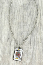 Western King of Spades Pendant Necklace