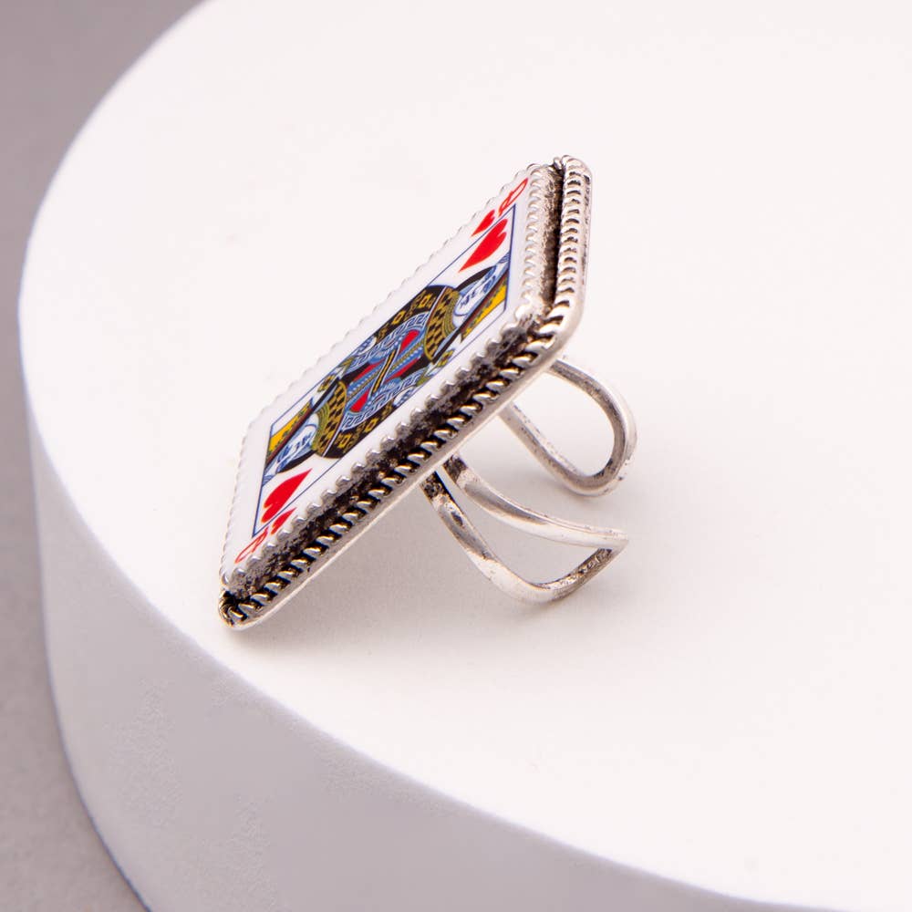 Western Queen Of Hearts Ring