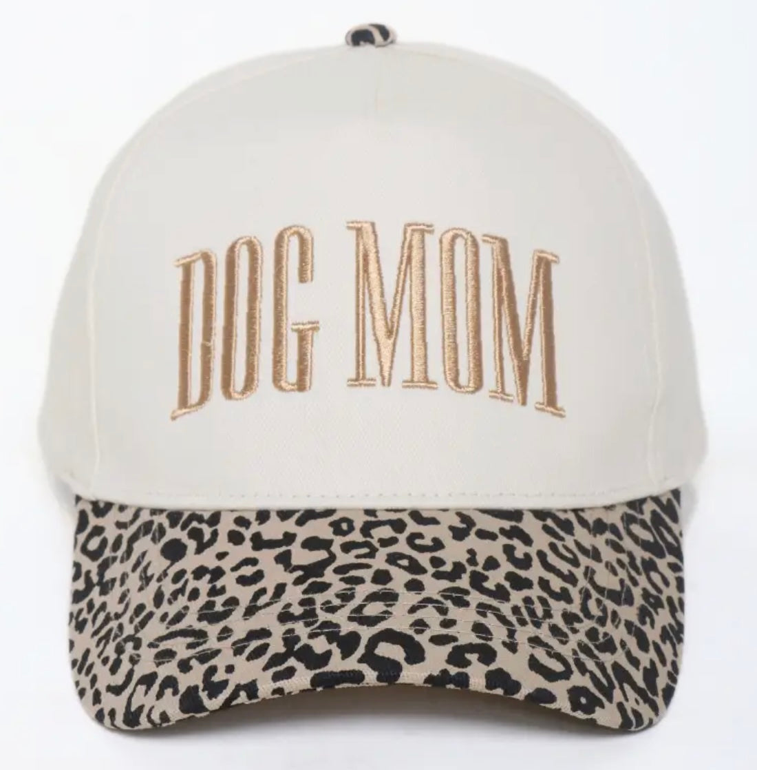 Leopard Dog Mom Hat